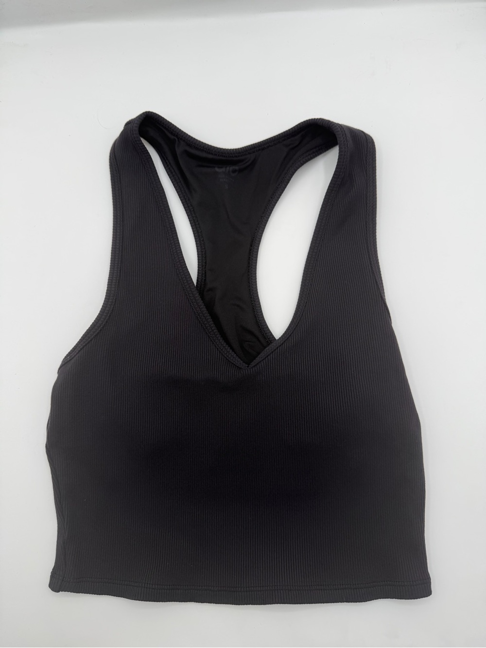 ALO black cropped top/ sports bra